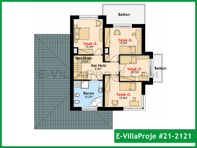 CVL-21-2121 Kat Planı ve Görsel 3