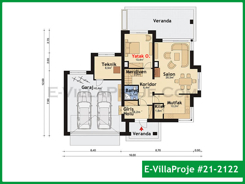 CVL-21-2122 Kat Planı ve Görsel 2