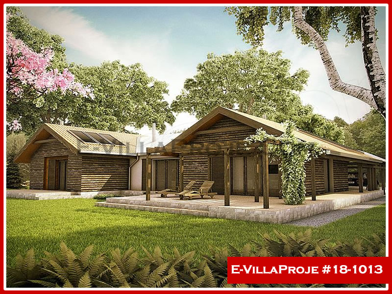CVL-18-1013 • 202 m² 5+1 Tek Katlı Çelik Villa - Mimari Kat Planı ve Dış Cephe