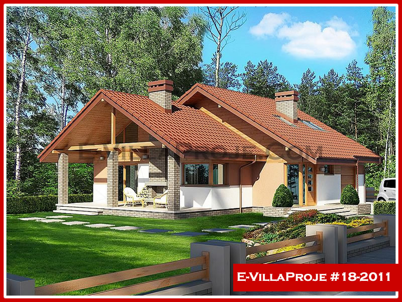 CVL-18-2011 • 204 m² 5+1 Dubleks Çelik Villa - Mimari Kat Planı ve Dış Cephe