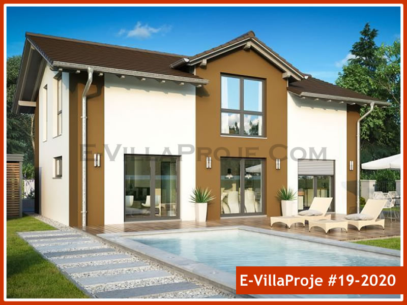 CVL-19-2020 • 204 m² 5+1 Dubleks Çelik Villa - Mimari Kat Planı ve Dış Cephe