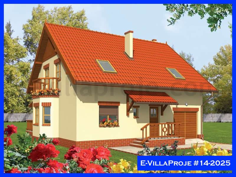 CVL-14-2025 • 205 m² 5+1 Dubleks Çelik Villa - Mimari Kat Planı ve Dış Cephe