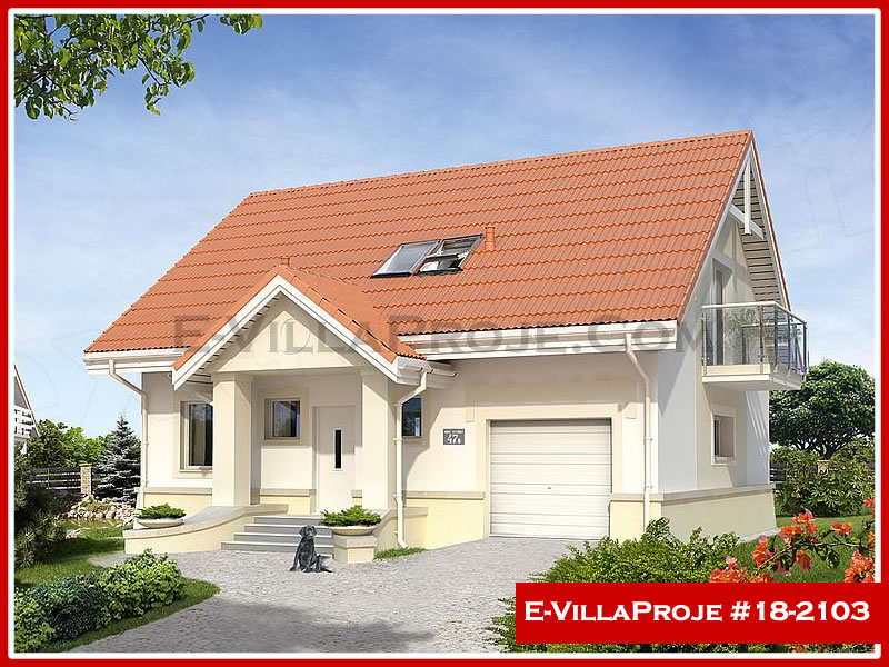 CVL-18-2103 • 206 m² 5+1 Dubleks Çelik Villa - Mimari Kat Planı ve Dış Cephe