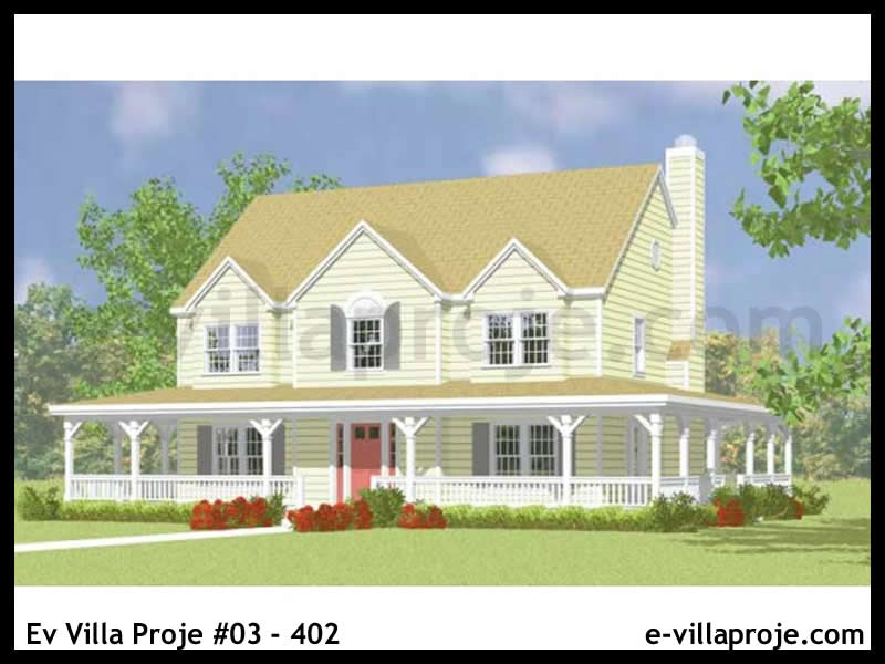 CVL-03-402 • 207 m² 5+1 Dubleks Çelik Villa - Mimari Kat Planı ve Dış Cephe
