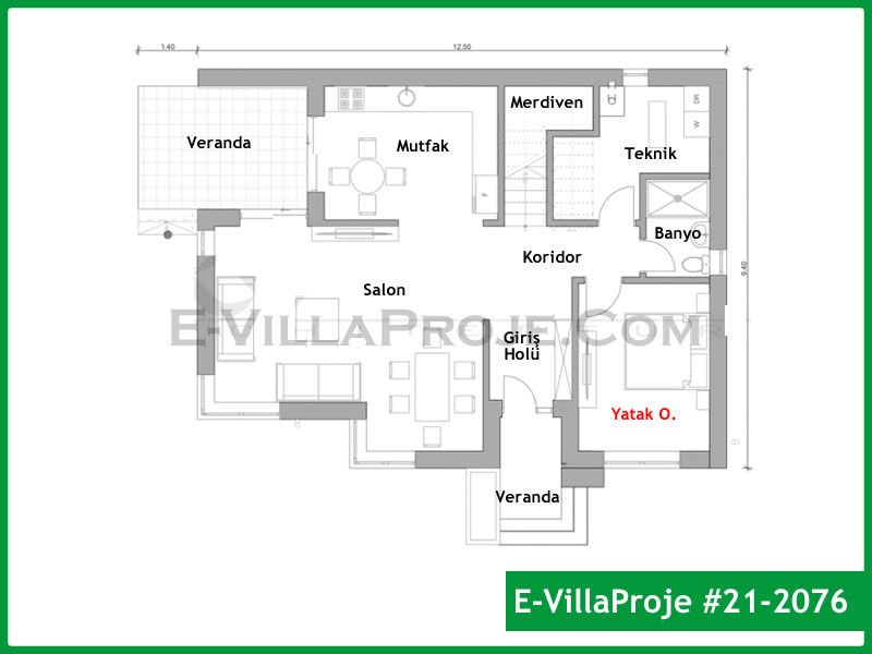 CVL-21-2076 Kat Planı ve Görsel 2