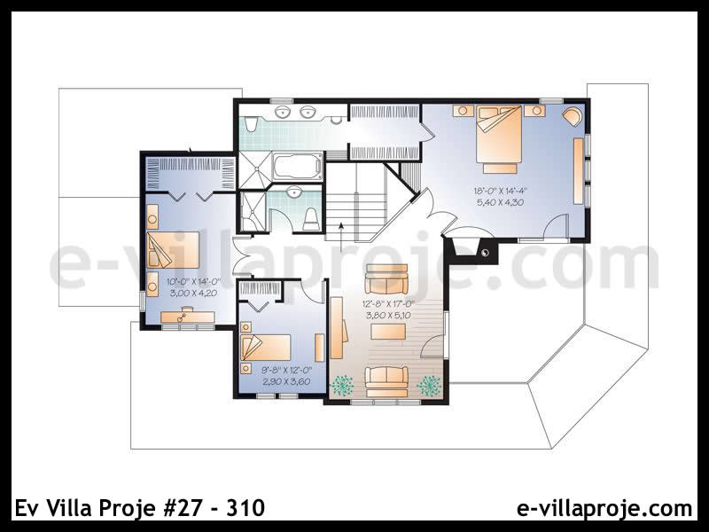 CVL-27-310 Kat Planı ve Görsel 3