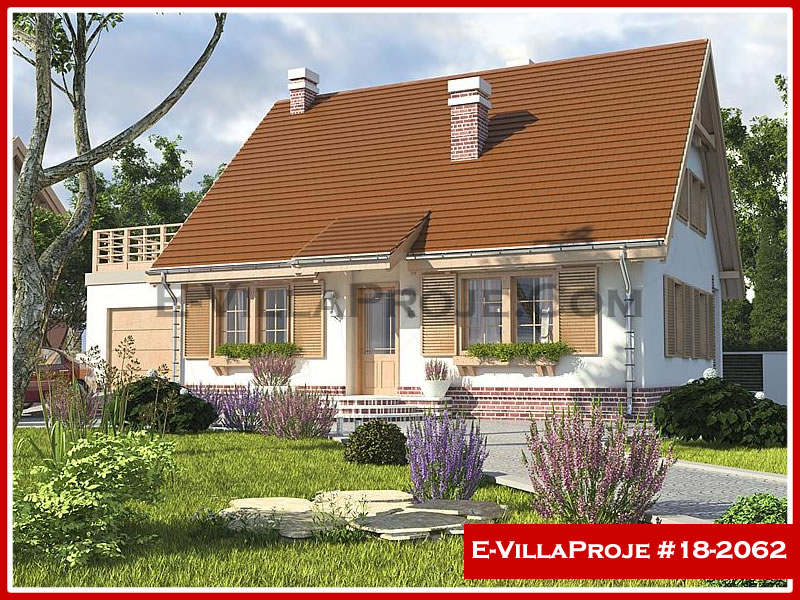 CVL-18-2062 • 210 m² 5+1 Dubleks Çelik Villa - Mimari Kat Planı ve Dış Cephe