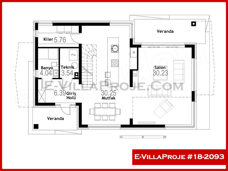 CVL-18-2093 Kat Planı ve Görsel 2