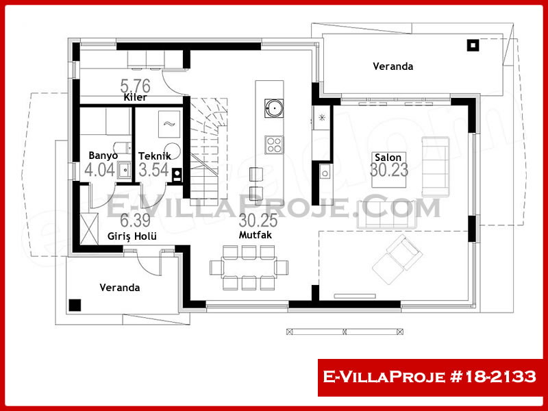 CVL-18-2133 Kat Planı ve Görsel 2