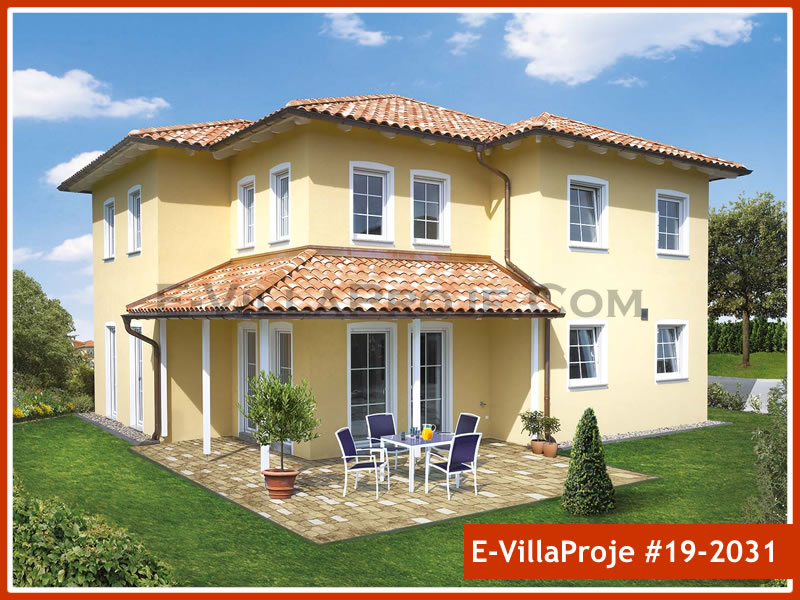 CVL-19-2031 • 214 m² 5+1 Dubleks Çelik Villa - Mimari Kat Planı ve Dış Cephe