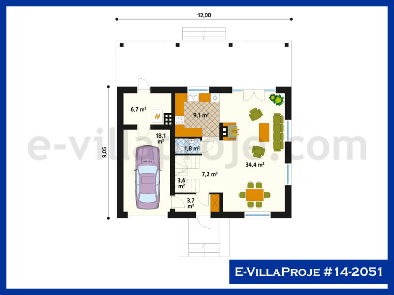 CVL-14-2051 Kat Planı ve Görsel 2