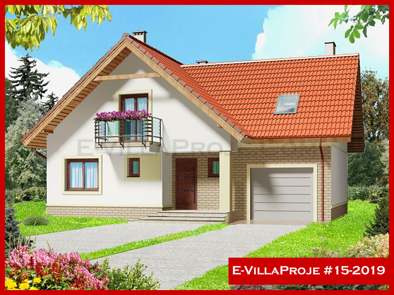 CVL-15-2019 • 219 m² 5+1 Dubleks Çelik Villa - Mimari Dış Cephe ve Kat Planı