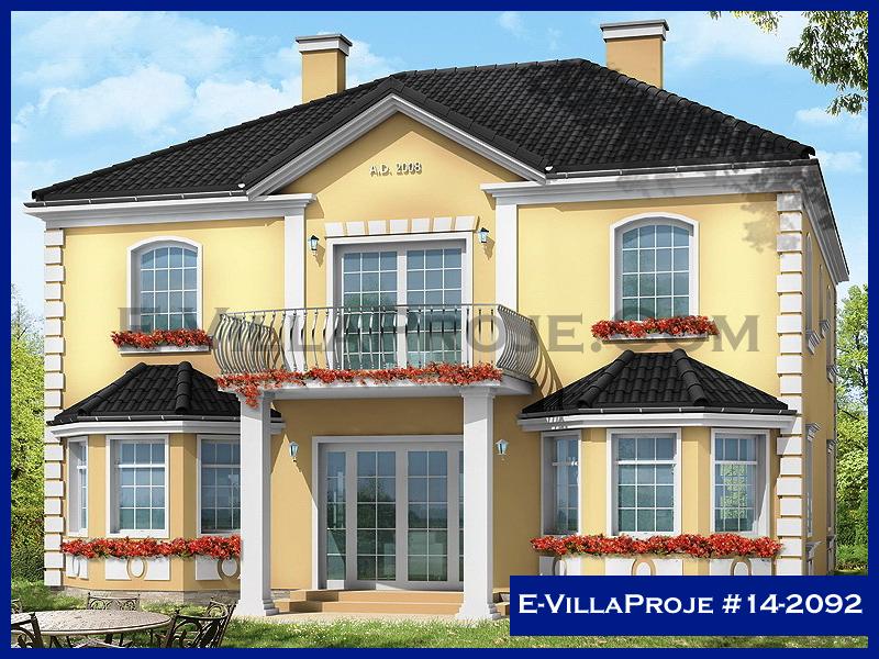 CVL-14-2092 • 219 m² 5+1 Dubleks Çelik Villa - Mimari Kat Planı ve Dış Cephe
