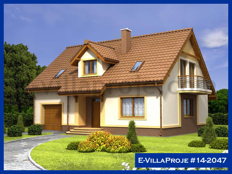CVL-14-2047 • 220 m² 5+1 Dubleks Çelik Villa - Mimari Kat Planı ve Dış Cephe