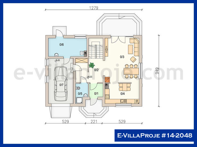 CVL-14-2048 Kat Planı ve Görsel 2