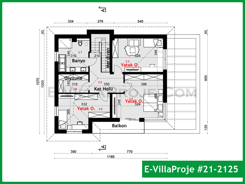 CVL-21-2125 Kat Planı ve Görsel 3
