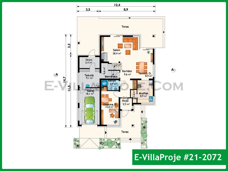 CVL-21-2072 Kat Planı ve Görsel 2