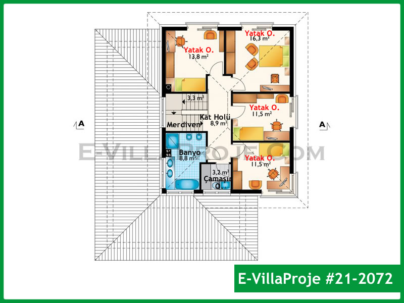 CVL-21-2072 Kat Planı ve Görsel 3