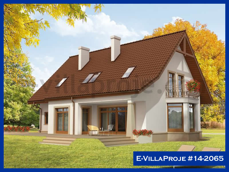 CVL-14-2065 • 225 m² 5+1 Dubleks Çelik Villa - Mimari Kat Planı ve Dış Cephe