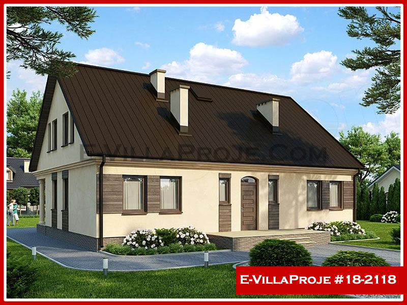 CVL-18-2118 • 226 m² 5+1 Dubleks Çelik Villa - Mimari Kat Planı ve Dış Cephe