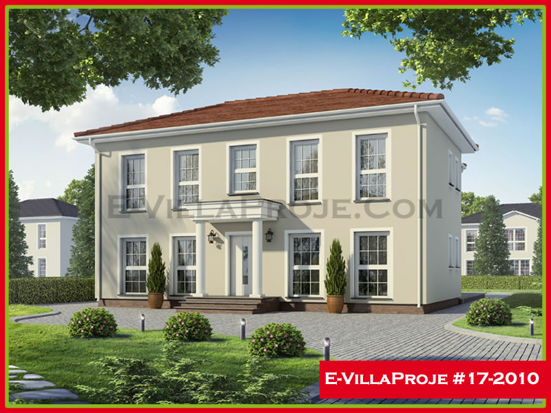 CVL-17-2010 • 228 m² 5+1 Dubleks Çelik Villa - Mimari Kat Planı ve Dış Cephe