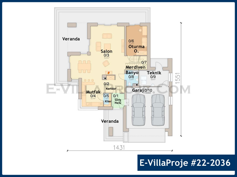 CVL-22-2036 Kat Planı ve Görsel 3