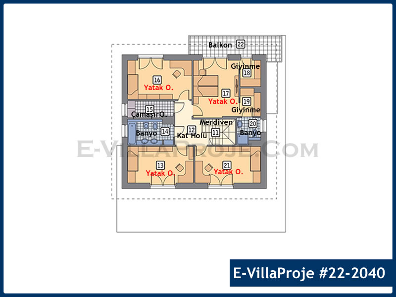 CVL-22-2040 Kat Planı ve Görsel 3