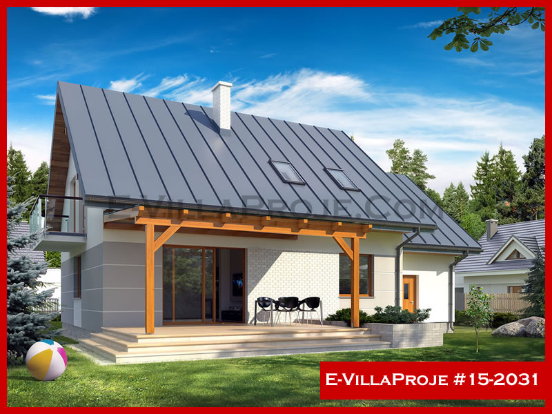 CVL-15-2031 • 230 m² 5+1 Dubleks Çelik Villa - Mimari Kat Planı ve Dış Cephe