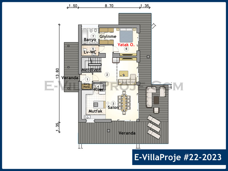 CVL-22-2023 Kat Planı ve Görsel 2