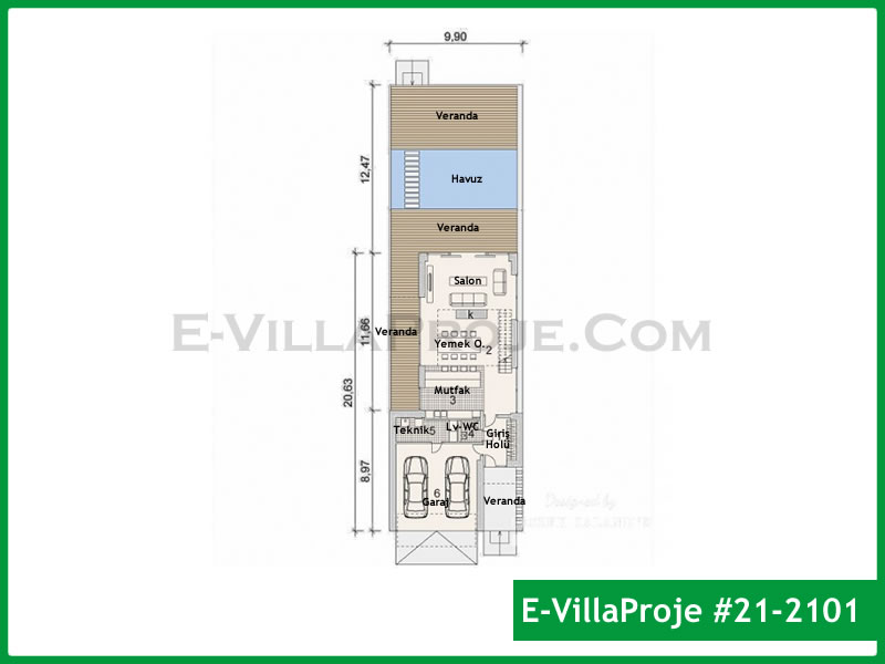 CVL-21-2101 Kat Planı ve Görsel 2