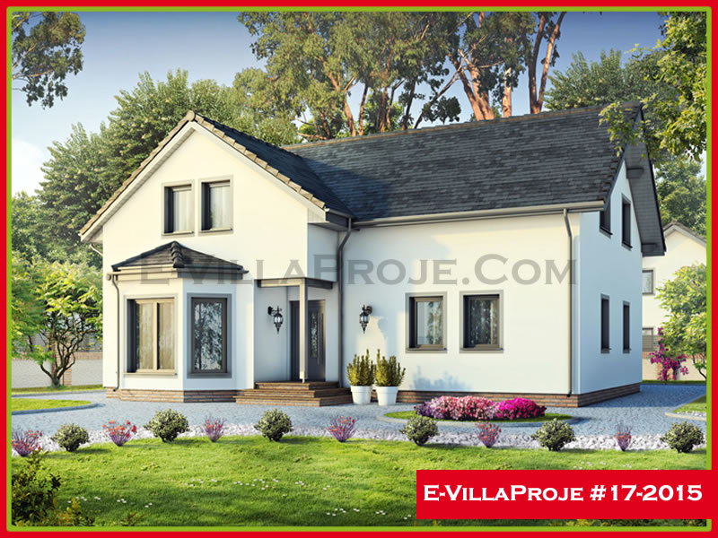 CVL-17-2015 • 233 m² 5+1 Dubleks Çelik Villa - Mimari Kat Planı ve Dış Cephe