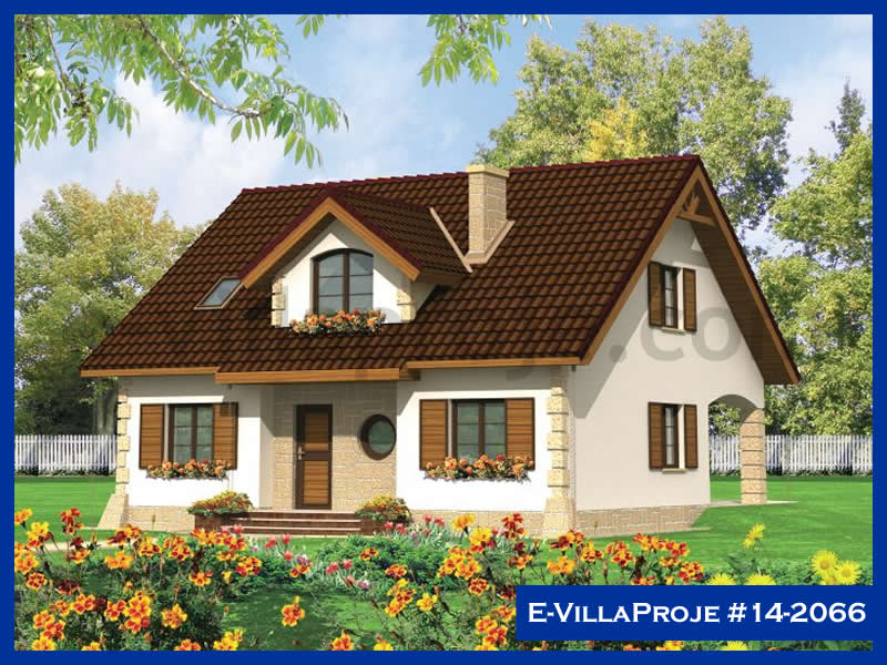 CVL-14-2066 • 236 m² 5+1 Dubleks Çelik Villa - Mimari Kat Planı ve Dış Cephe