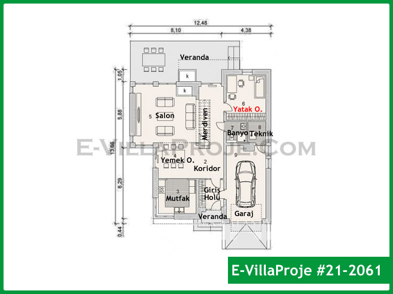 CVL-21-2061 Kat Planı ve Görsel 2