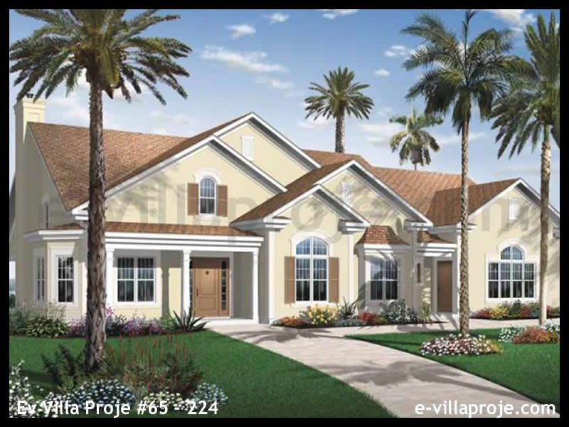 CVL-65-224 • 238 m² 5+1 Dubleks Çelik Villa - Mimari Kat Planı ve Dış Cephe
