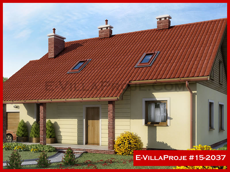 CVL-15-2037 • 240 m² 5+1 Dubleks Çelik Villa - Mimari Kat Planı ve Dış Cephe