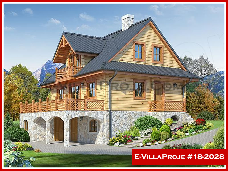 CVL-18-2028 • 243 m² 5+1 Tripleks Çelik Villa - Mimari Kat Planı ve Dış Cephe