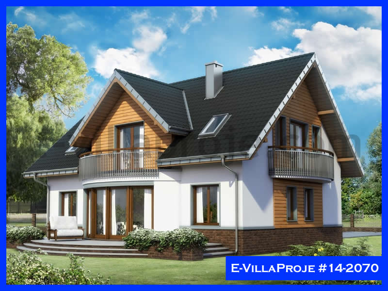 CVL-14-2070 • 248 m² 5+1 Dubleks Çelik Villa - Mimari Kat Planı ve Dış Cephe