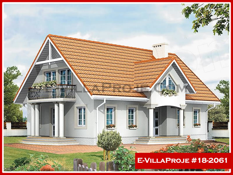 CVL-18-2061 • 249 m² 5+1 Dubleks Çelik Villa - Mimari Kat Planı ve Dış Cephe