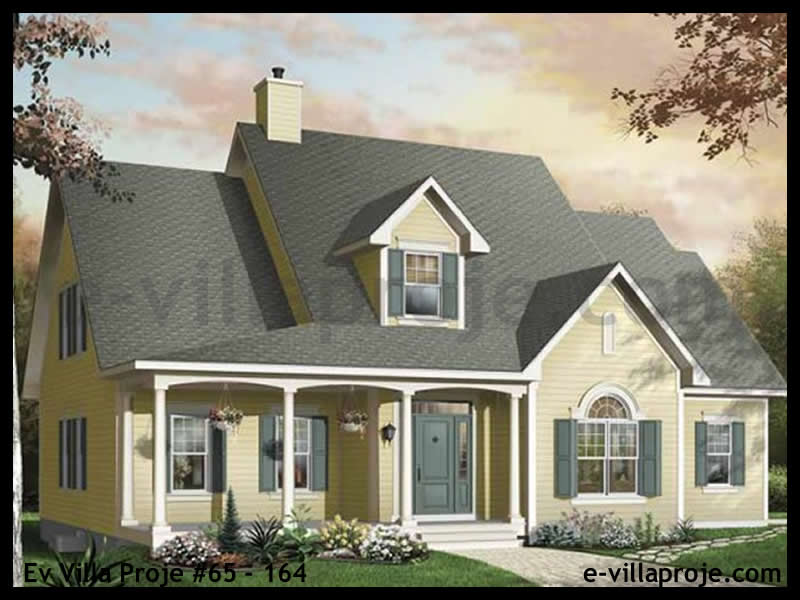 CVL-65-164 • 249 m² 5+1 Dubleks Çelik Villa - Mimari Kat Planı ve Dış Cephe
