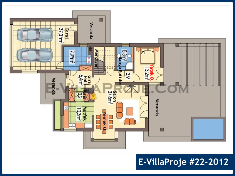 CVL-22-2012 Kat Planı ve Görsel 2