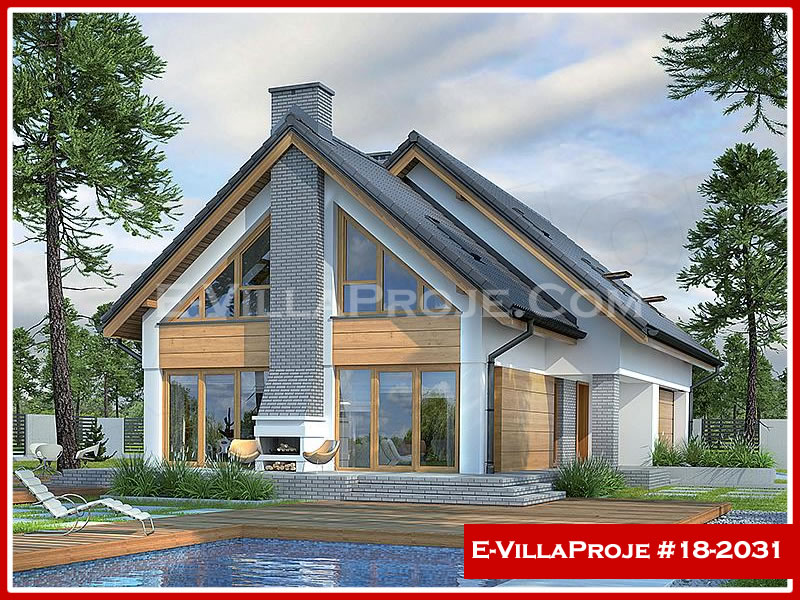 CVL-18-2031 • 252 m² 5+1 Dubleks Çelik Villa - Mimari Kat Planı ve Dış Cephe