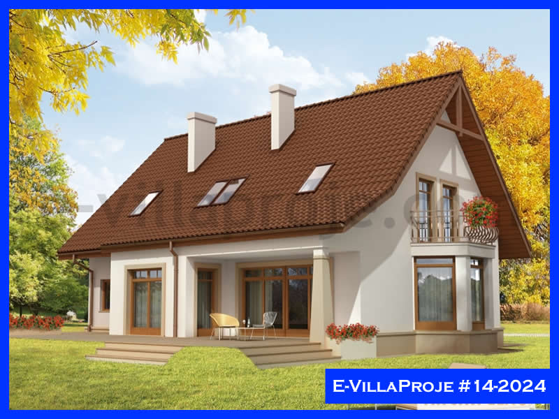 CVL-14-2024 • 252 m² 5+1 Dubleks Çelik Villa - Mimari Kat Planı ve Dış Cephe