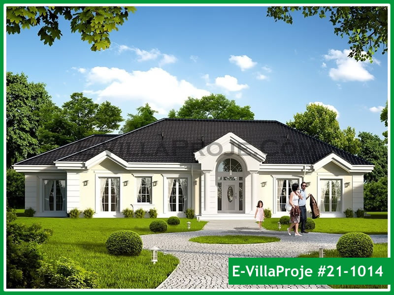 CVL-21-1014 • 253 m² 5+1 Tek Katlı Çelik Villa - Mimari Kat Planı ve Dış Cephe