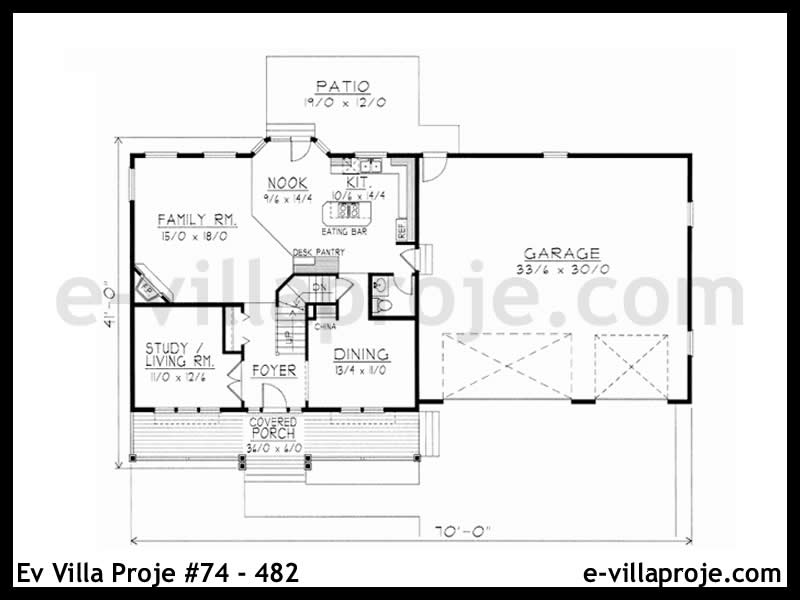 CVL-74-482 Kat Planı ve Görsel 2