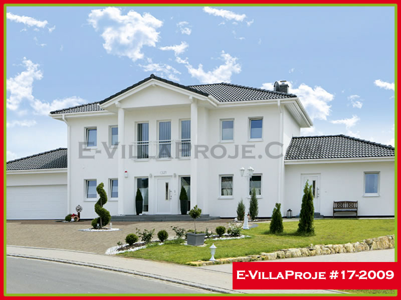 CVL-17-2009 • 258 m² 5+1 Dubleks Çelik Villa - Mimari Dış Cephe ve Kat Planı