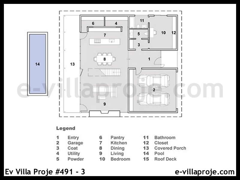 CVL-491-3 Kat Planı ve Görsel 2