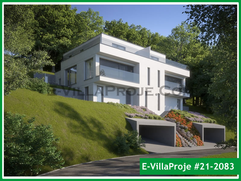CVL-21-2083 • 260 m² 5+1 Tripleks Çelik Villa - Mimari Kat Planı ve Dış Cephe