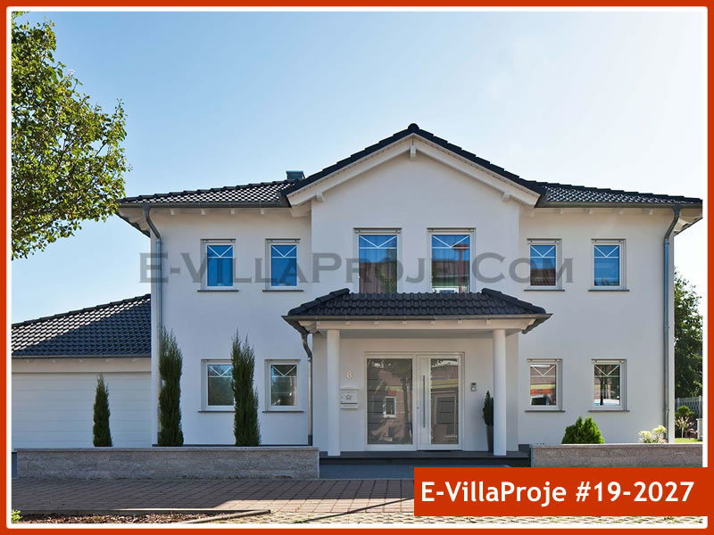 CVL-19-2027 • 262 m² 5+1 Dubleks Çelik Villa - Mimari Kat Planı ve Dış Cephe