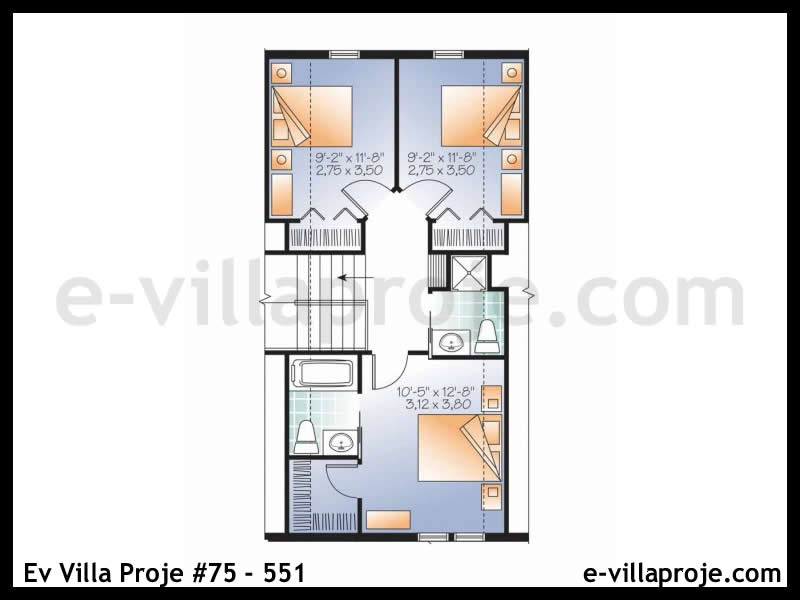 CVL-75-551 Kat Planı ve Görsel 3