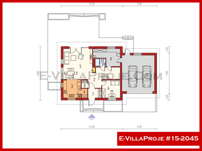 CVL-15-2045 Kat Planı ve Görsel 2